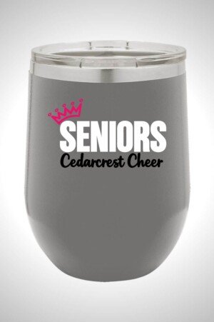 Cedarcrest Cheer 12 oz. Stemless Wine Tumbler with Lid