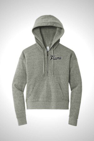 Flame Fastpitch District Women’s Perfect Tri Fleece 1/2-Zip Pullover